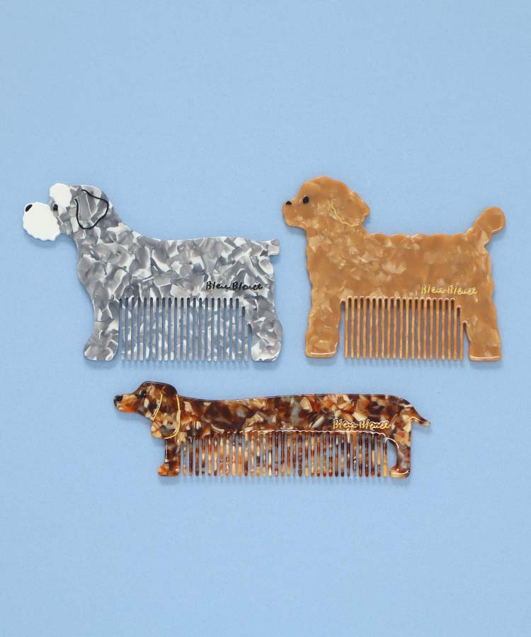 【WEB予約 12/11～順次発送】いぬアセテートコーム