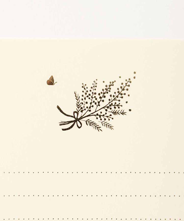 箔押しレターセット