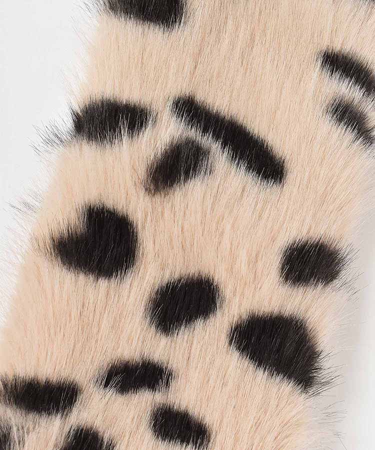 アニマル柄フェイクファーティペット