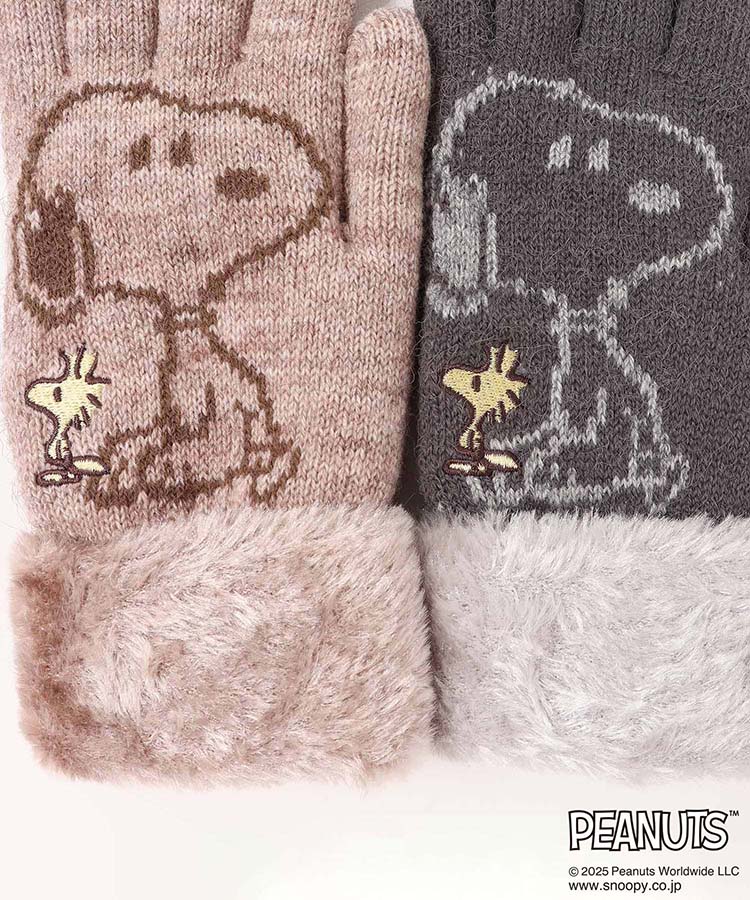 スヌーピーニットグローブ
