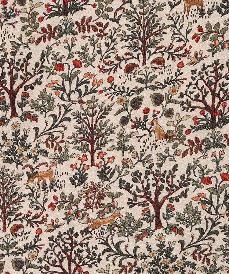 森の中の動物たち前開きワンピース