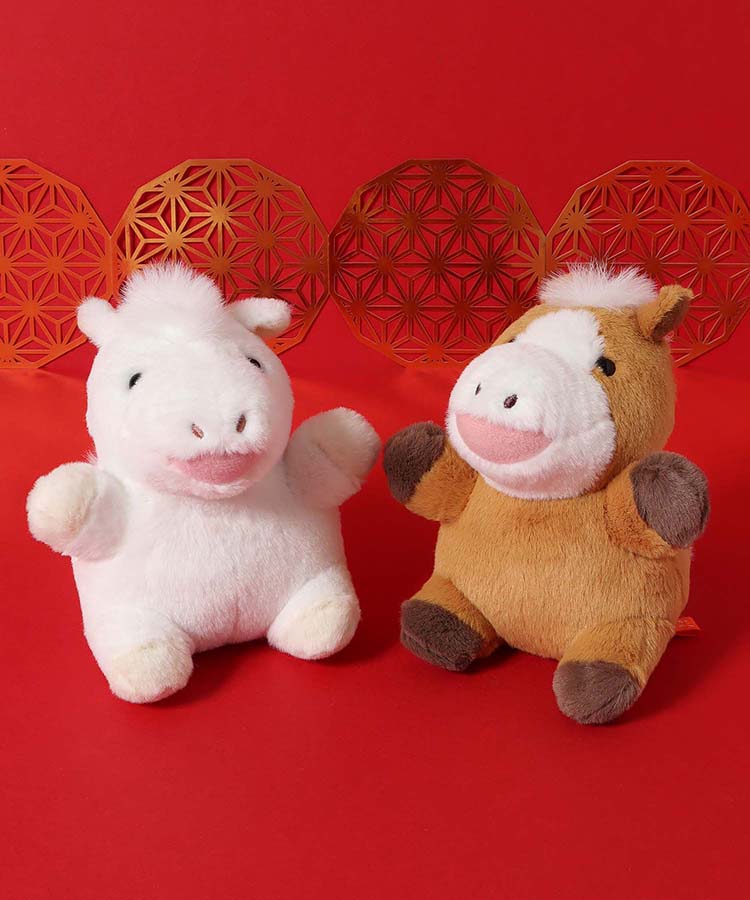 【WEB予約 12/17~順次発送】うまぽちゃぬいぐるみ