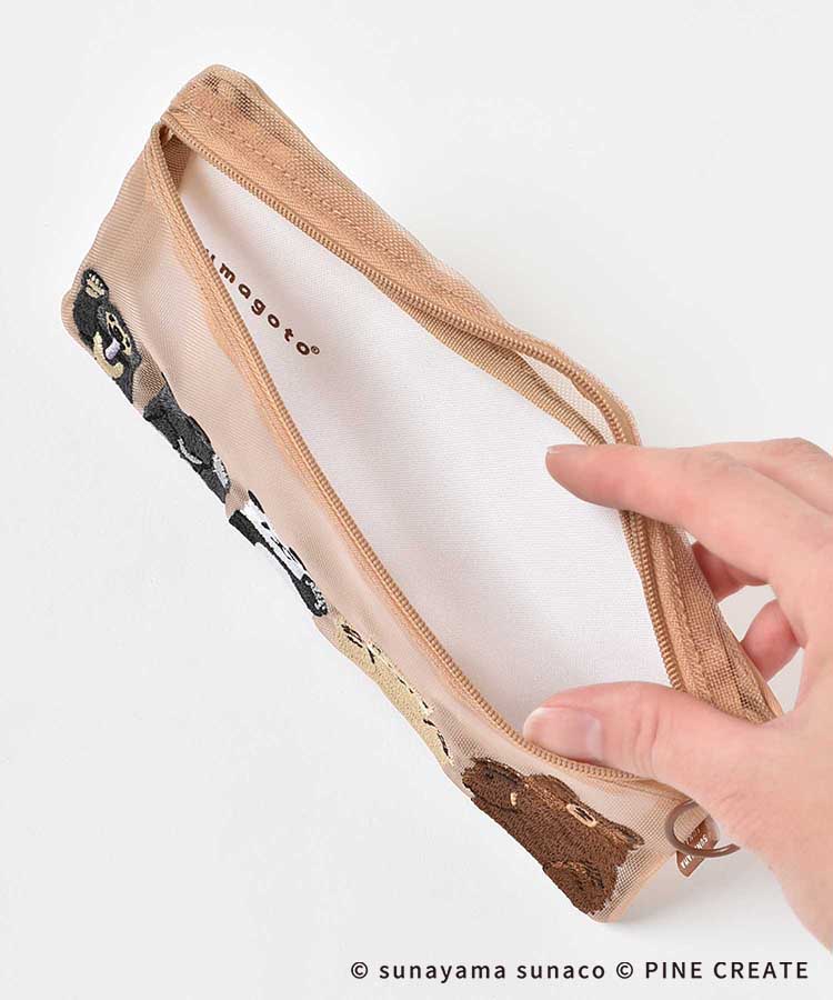 kumagotoスリム刺繍ポーチ