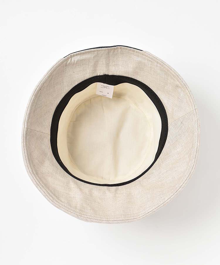 バイカラーアシンメトリーハット