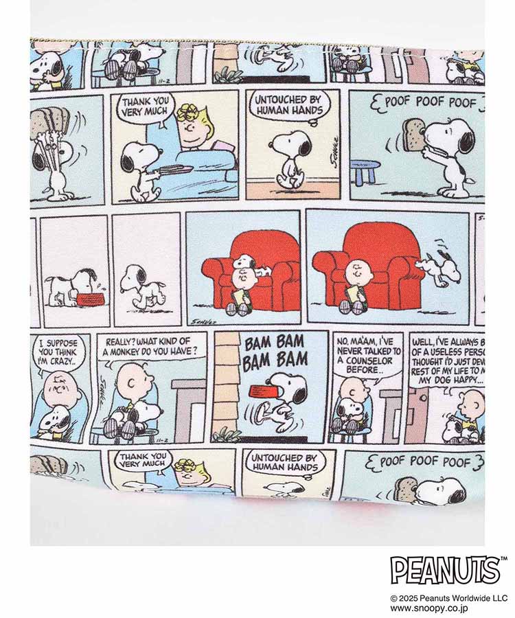PEANUTS コミック柄ポーチ
