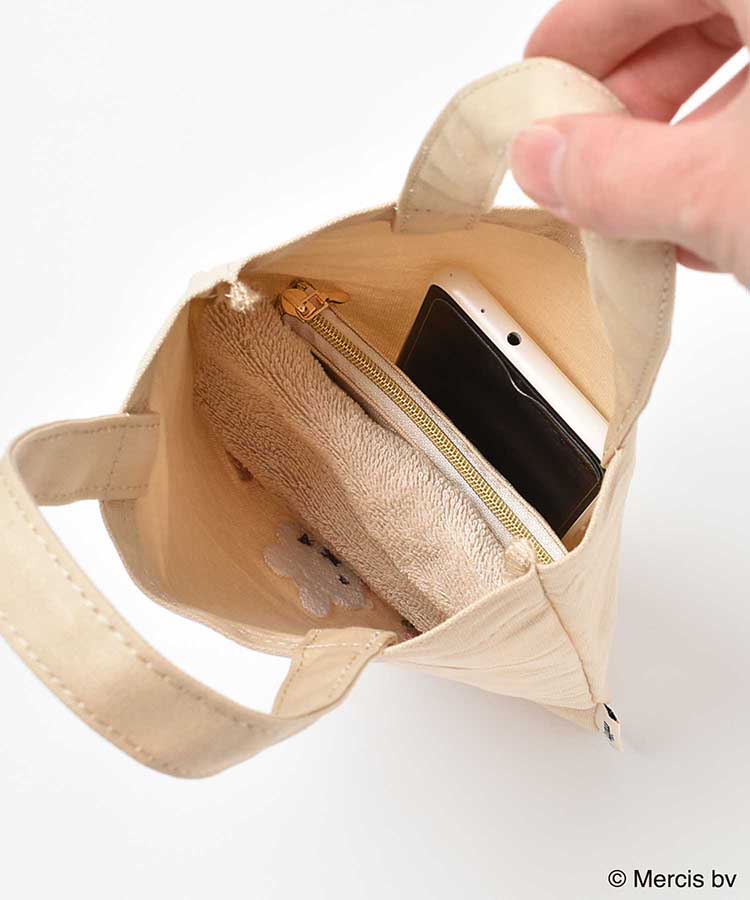 miffyスプリングサガラ刺繍ミニトートバッグ