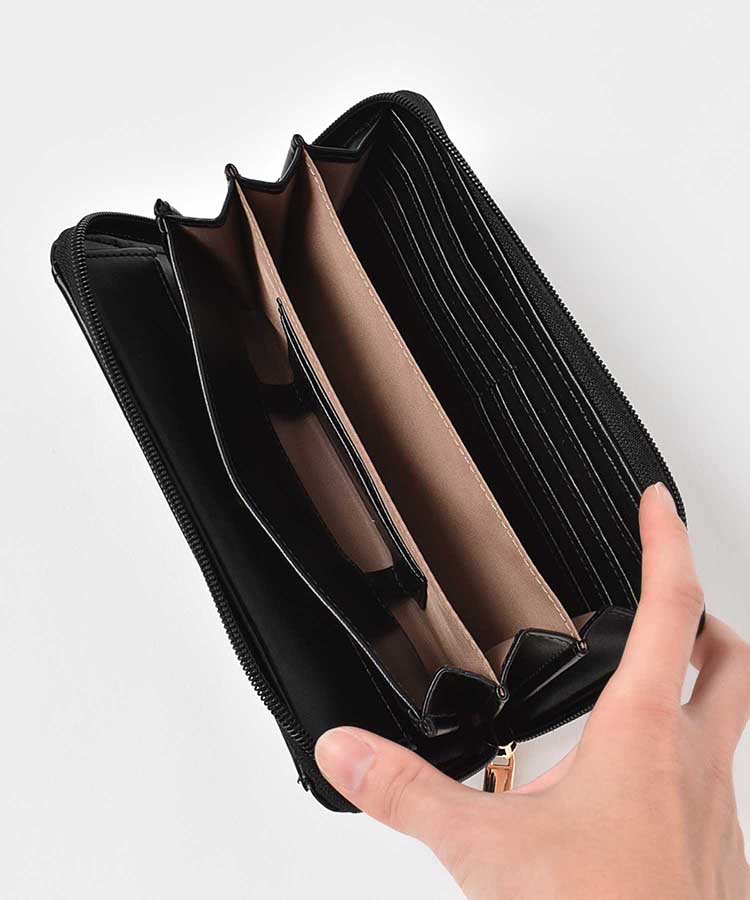 丸プレートがばっと財布