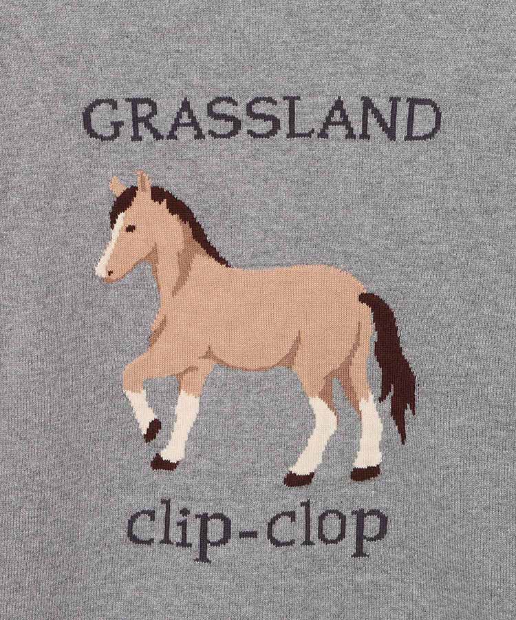 horse clip-clopニット