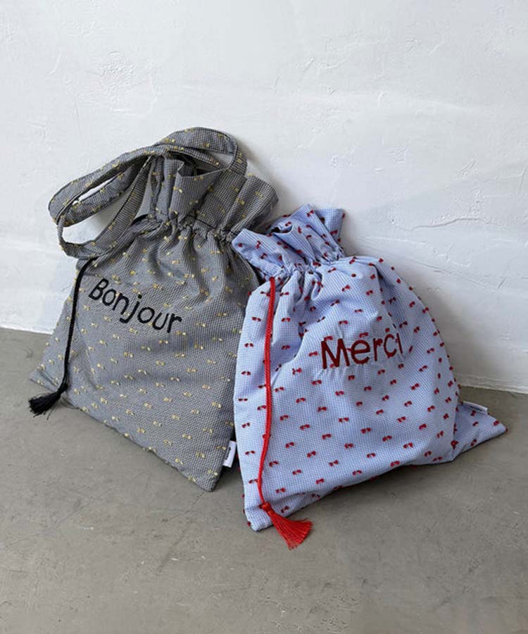 ナビー巾着トート