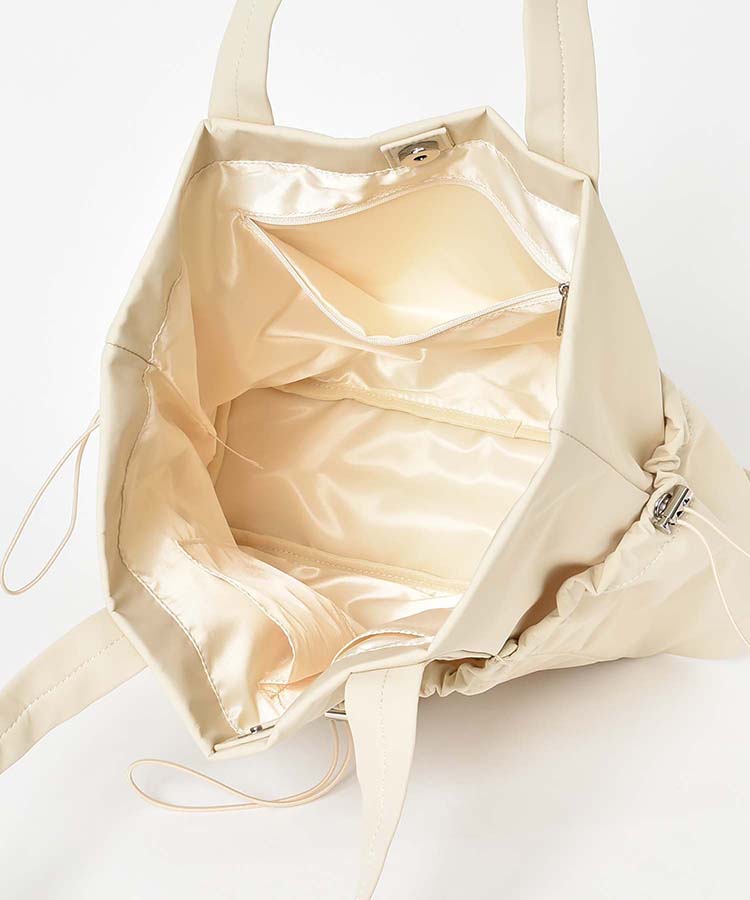 ギャザードポケットトートバッグ