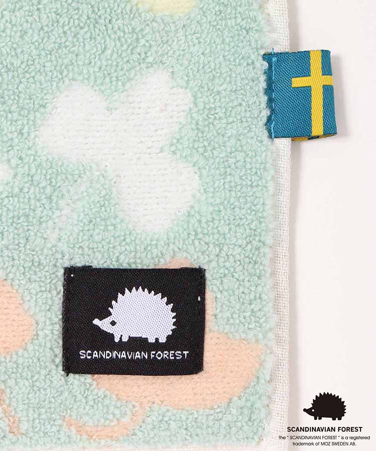 スカンジナビアンフォレスト パステルリーフミニタオル