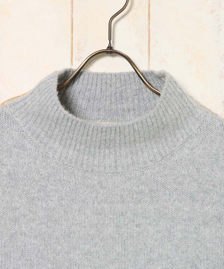 天竺配色ハンドステッチプルオーバー