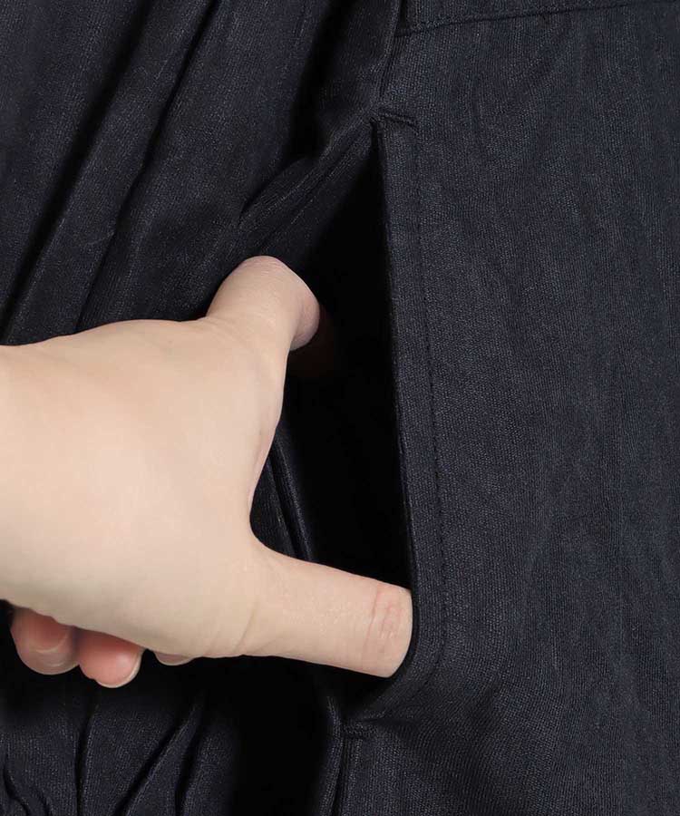 コーデュロイコクーンワンピース