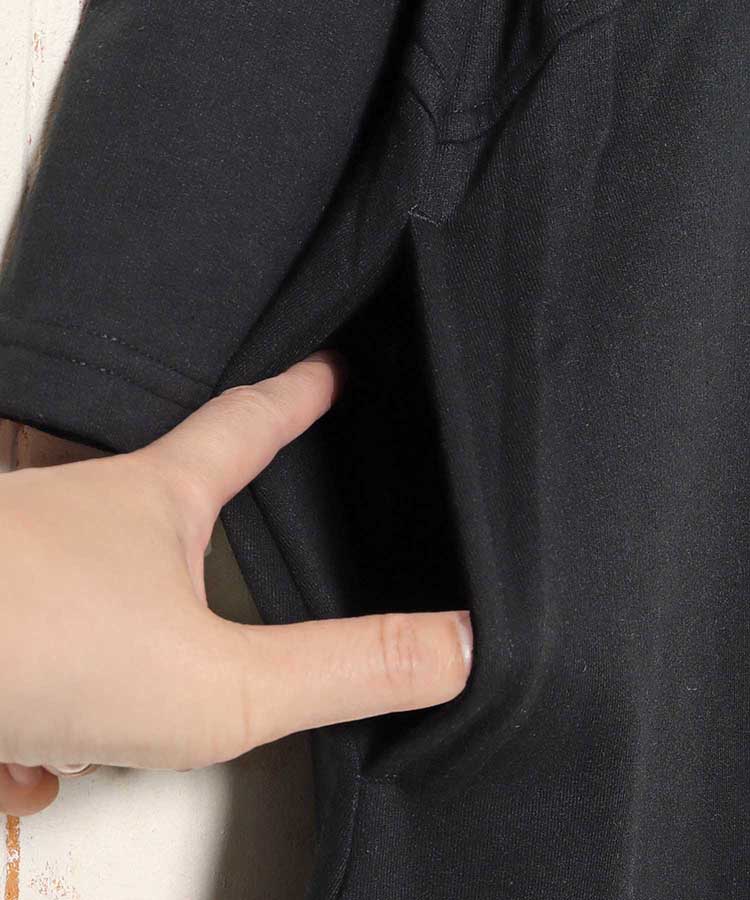 裏起毛ハイネックワンピース