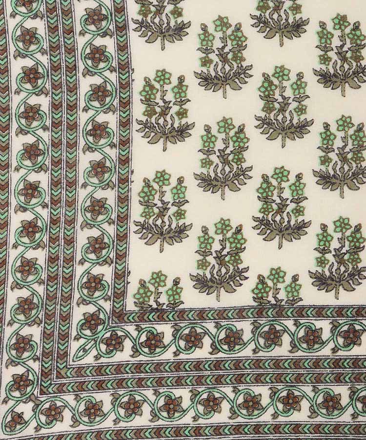 レトロフラワーオーバーサイズスカーフ