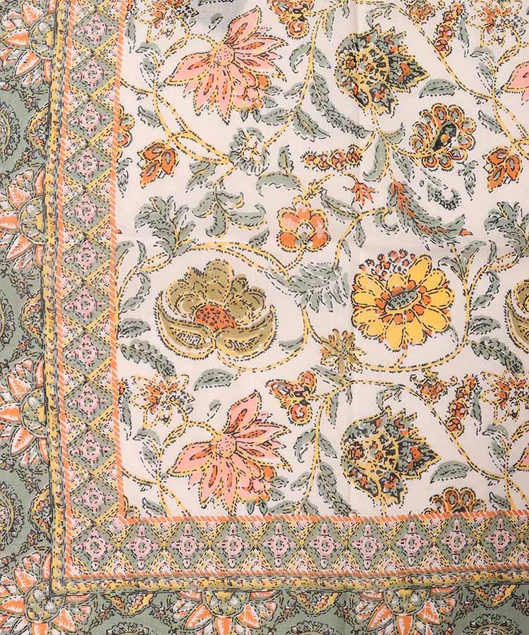 フラワーオーバーサイズスカーフ