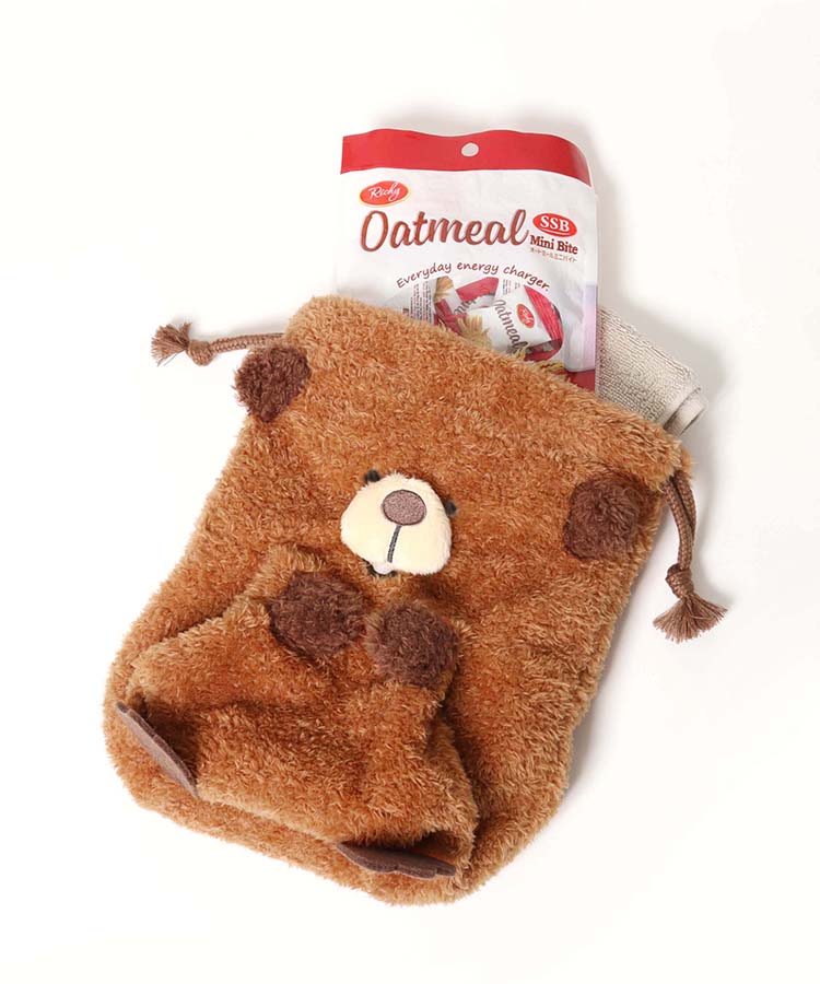 レアアニマルぬいぐるみ巾着