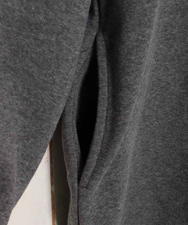 裏起毛フーディーワンピース