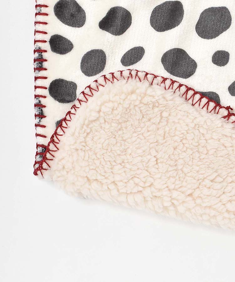 andsomeダルメシアン柄ブランケット