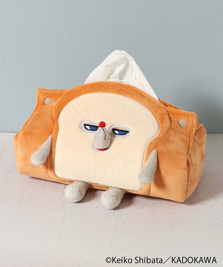 パンどろぼうぬいぐるみドアップティッシュカバー