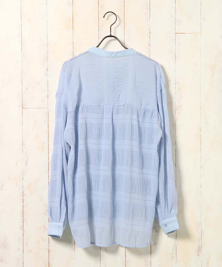 マジョリカプリーツブラウス