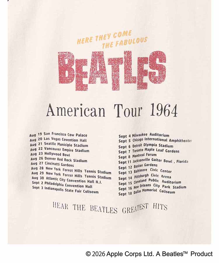 THE BEATLESツアーラグランTシャツ