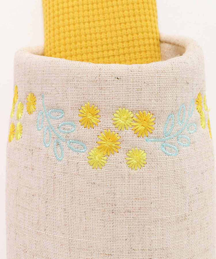 エンブロイダリーフラワースリッパ