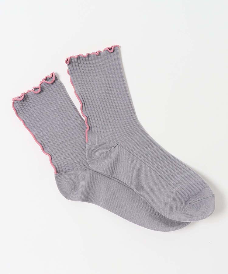 パステルメロウリブクルーソックス