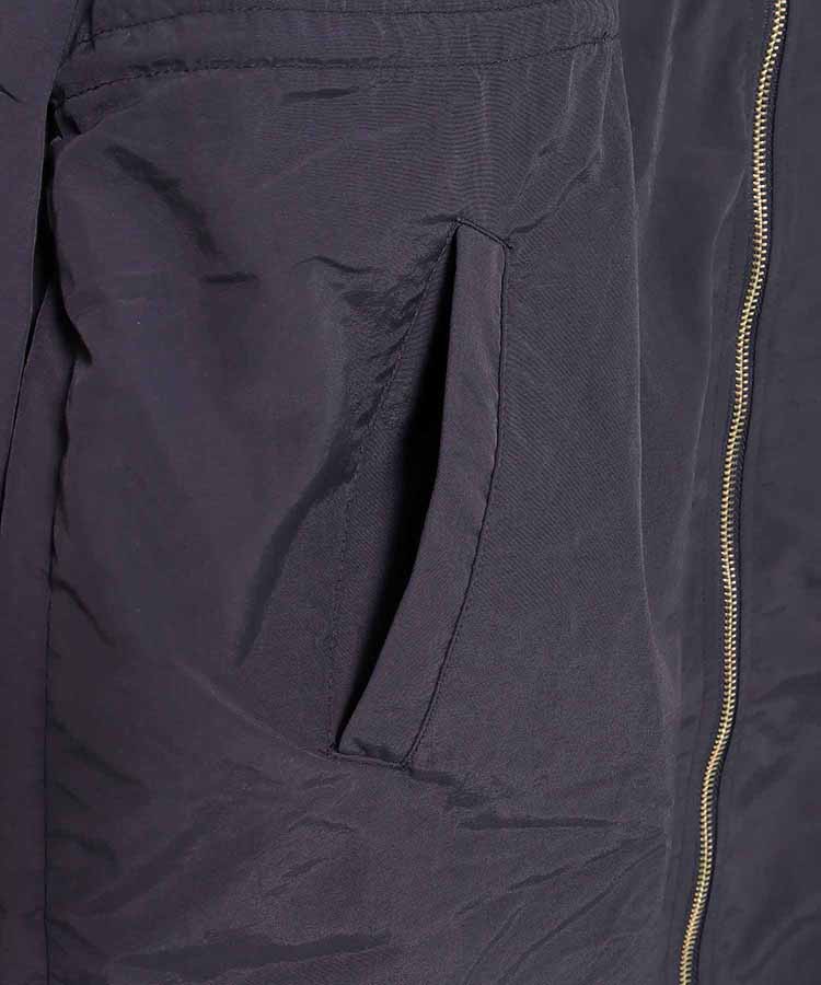 撥水加工ミドル丈コート