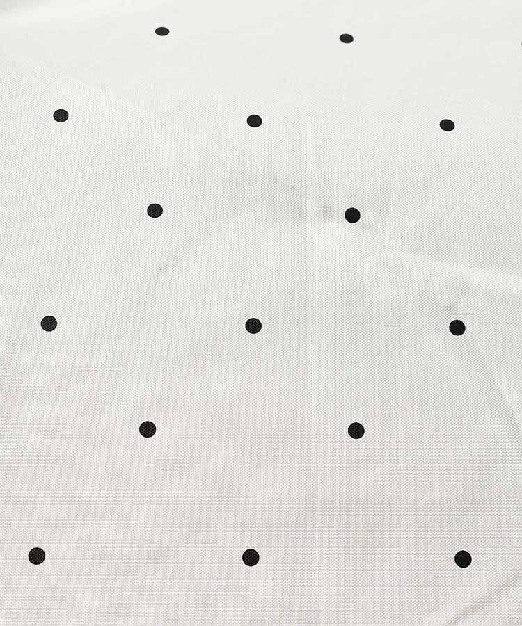 遮光ドットフラワーポイント晴雨兼用折りたたみ傘