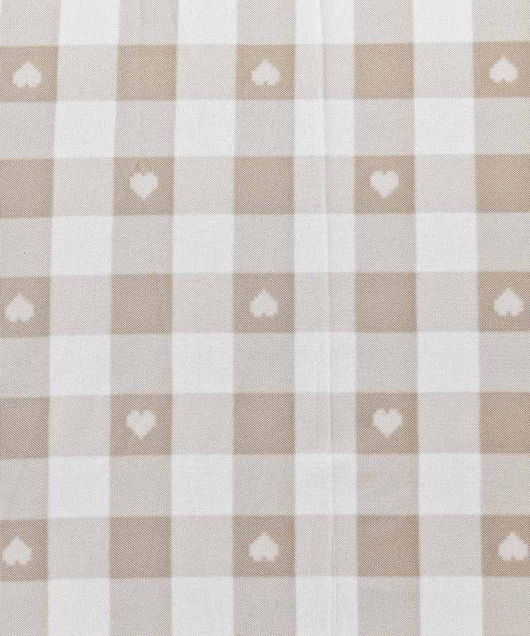 ギンガムハート雨長傘