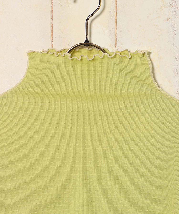 リブボトルネックロンT