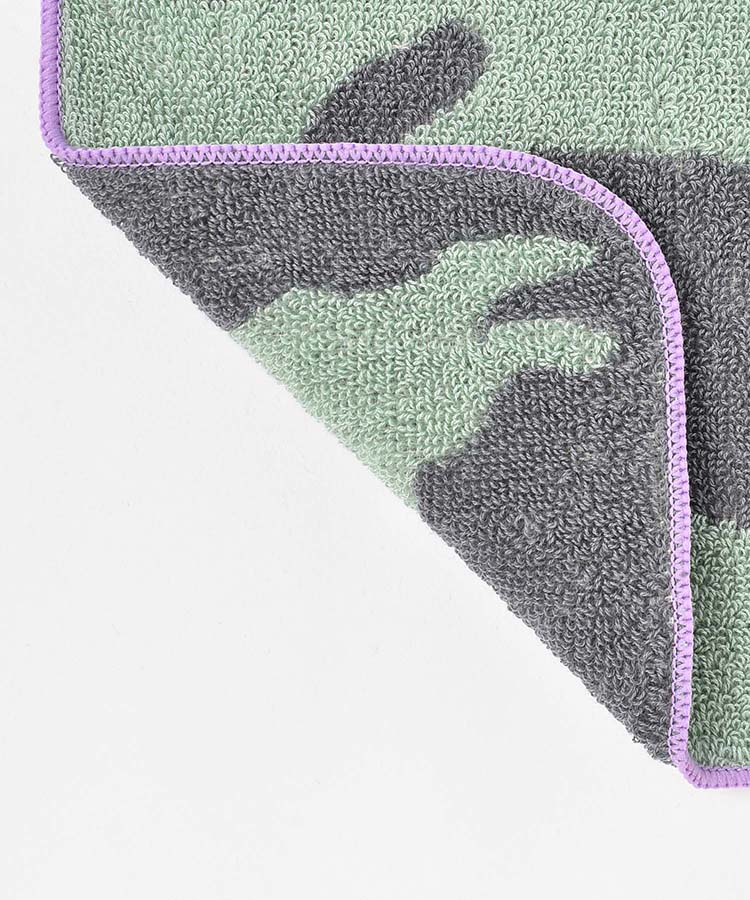 キャットパイルジャガードハンカチ