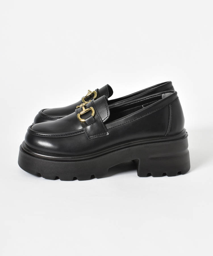 ≪SALE≫【WEB限定】ビット厚底ローファー