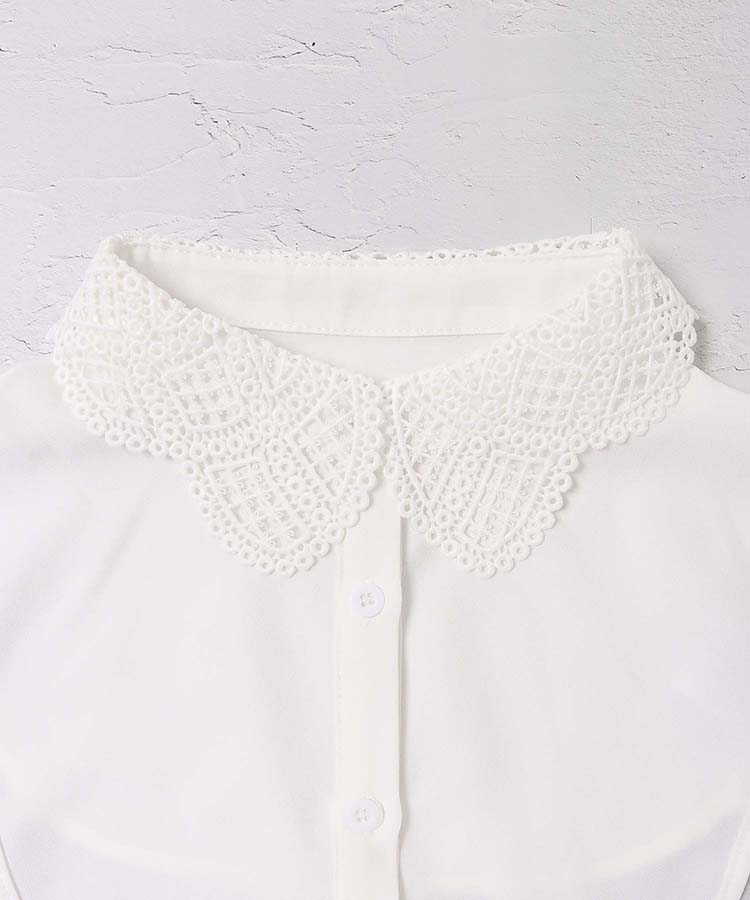 カットレース付け襟