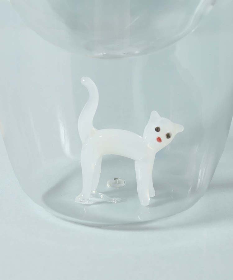 ガラスキャットダブルウォールグラス