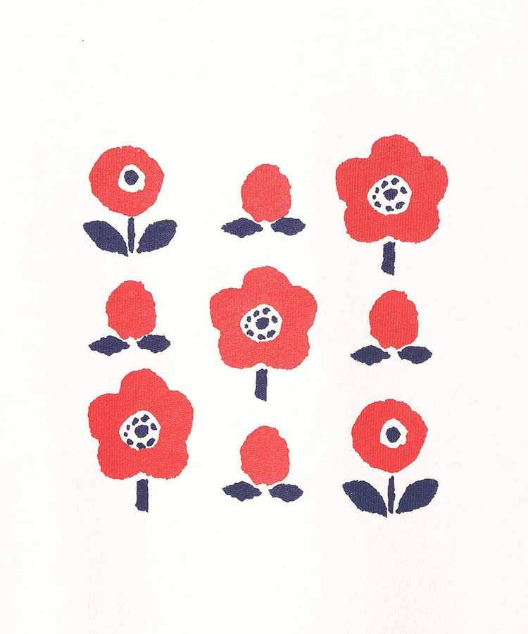 フラワーコットンＴシャツ