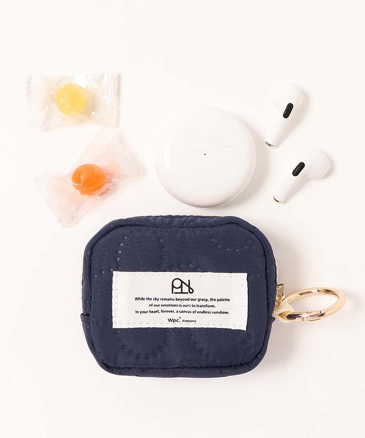 撥水キルティングマルチポーチミニ