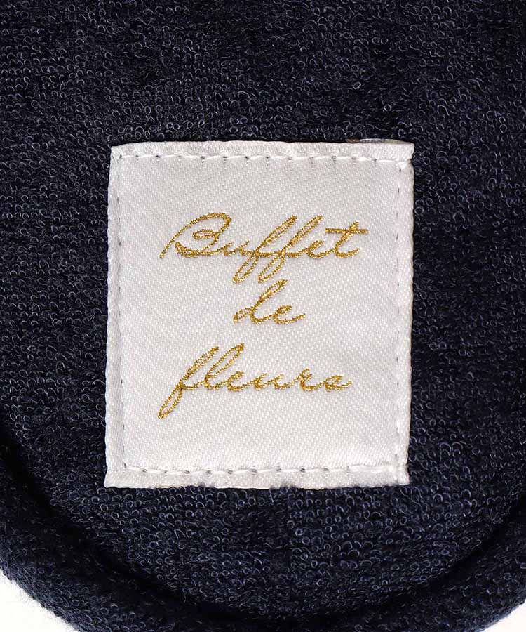 フラワー刺繍スリッパ