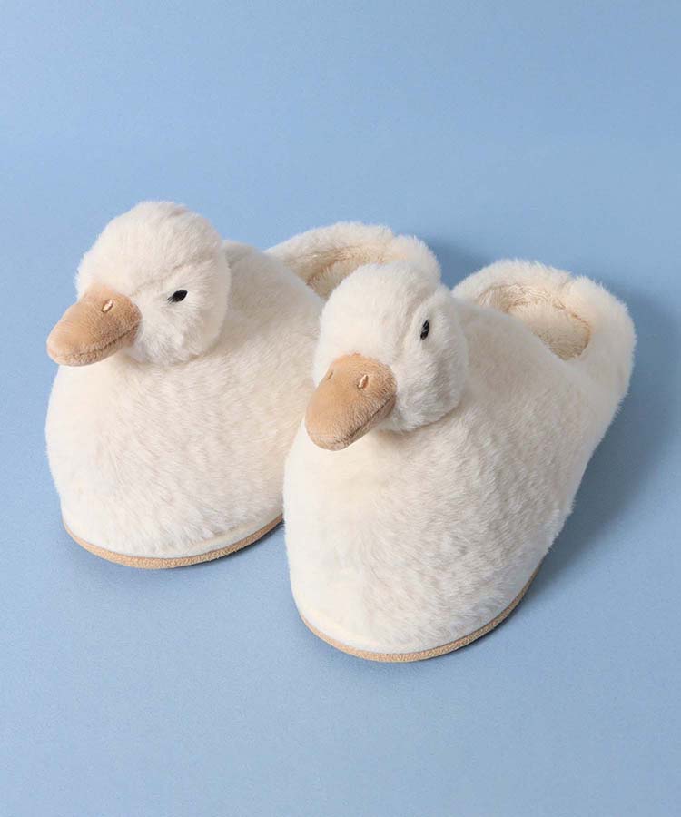 【WEB予約 4/1～順次発送】あひるダイカットスリッパ