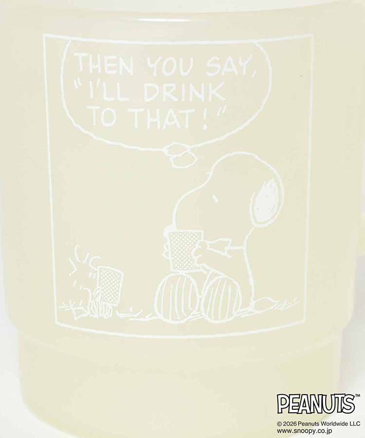 スヌーピー スモーキーパステルスタッキングコップ