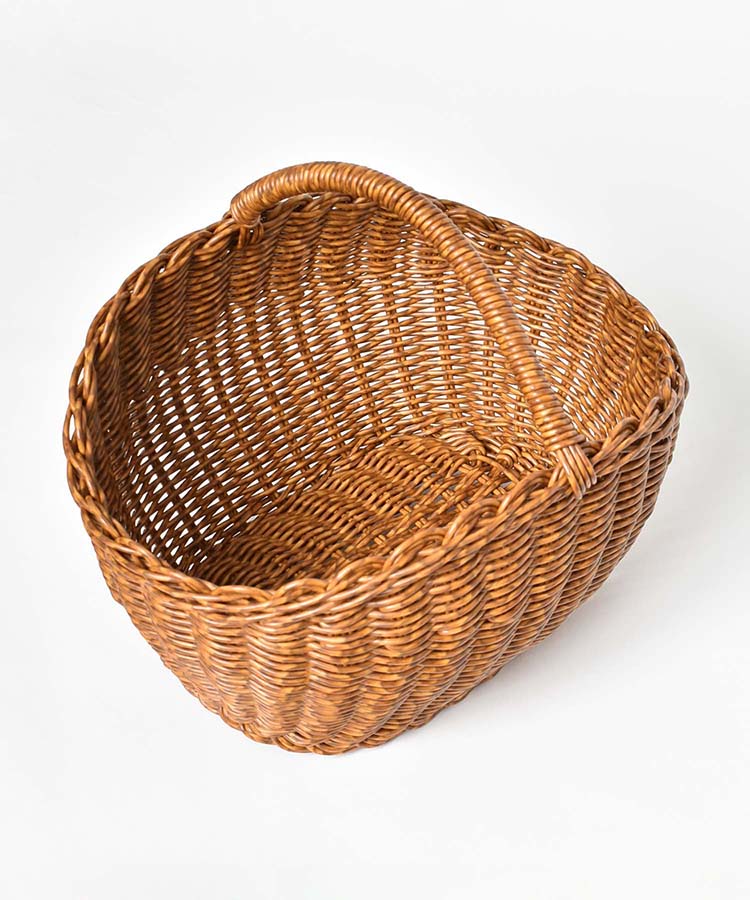 ユティルオーバルワンハンドルバスケットL