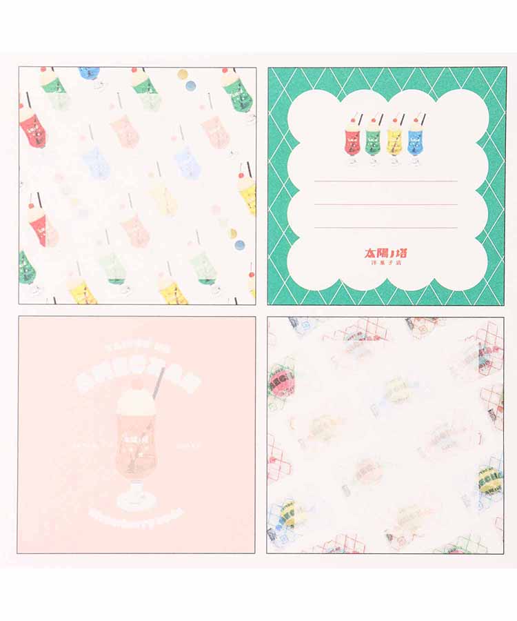 太陽ノ塔洋菓子店スクエアメモパッド