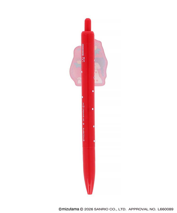 mizutama×Sanrio charactersプレート付きボールペン