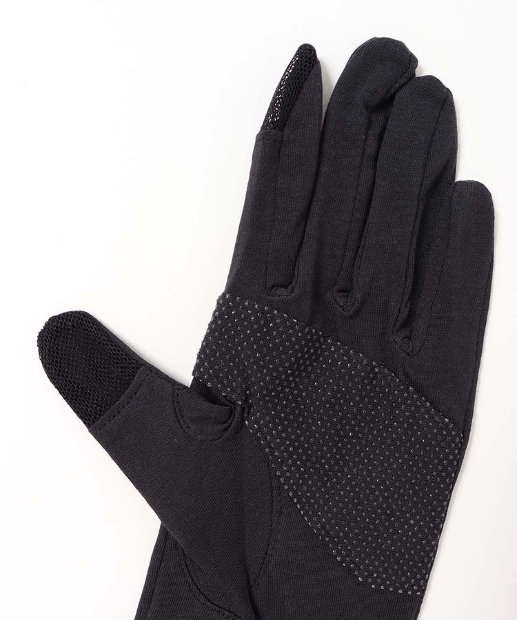 すそ花刺繍小花レースUVグローブ