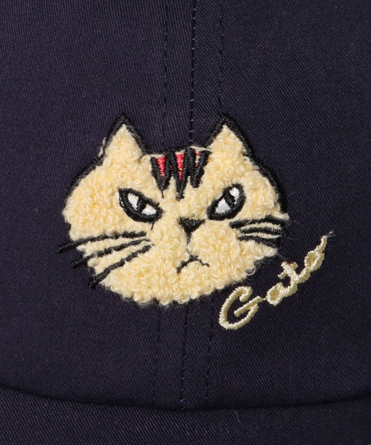 アニマルサガラ刺繍キャップ