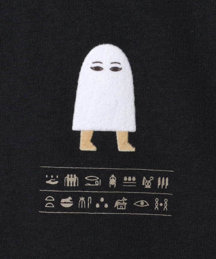 古代フロッキープリントTシャツ