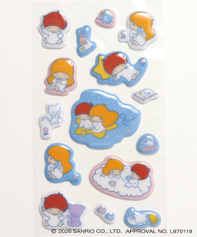 【WEB予約 8/8～順次発送】レトロサンリオキャラクターズ ぷっくりシール