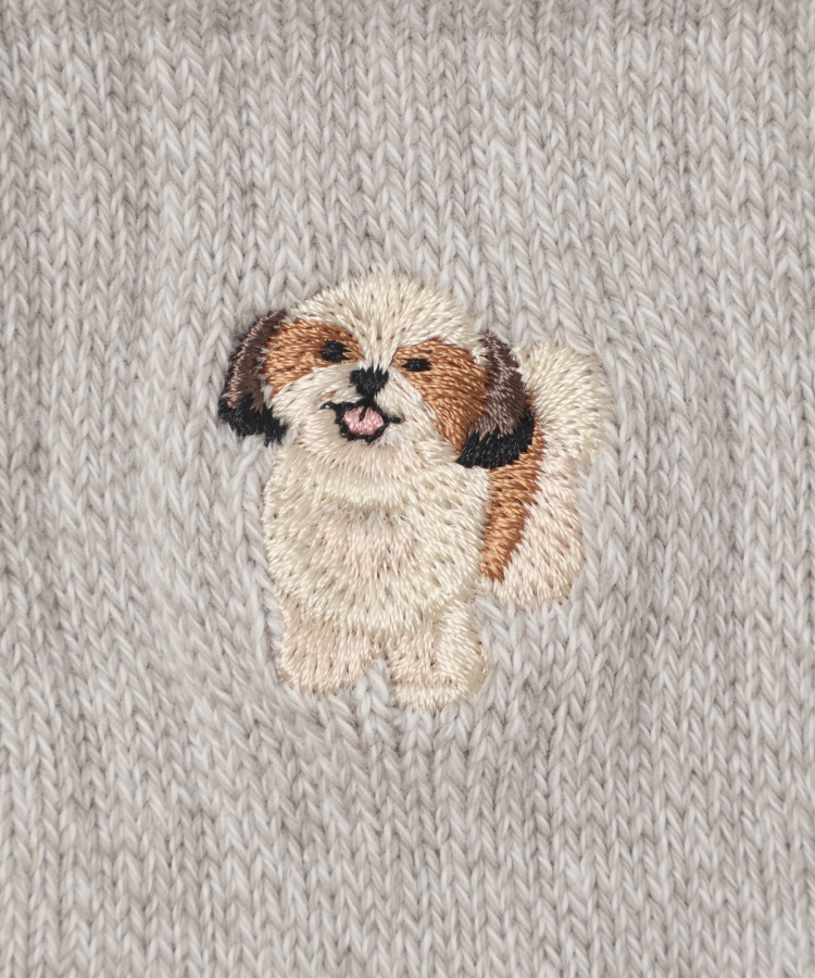dog刺繍ソックス