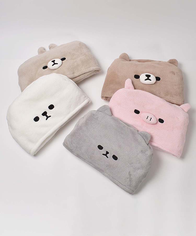 ≪OUTLET≫モフモフレンズフワフワフード付きタオル